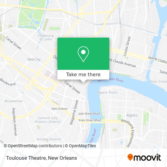 Mapa de Toulouse Theatre
