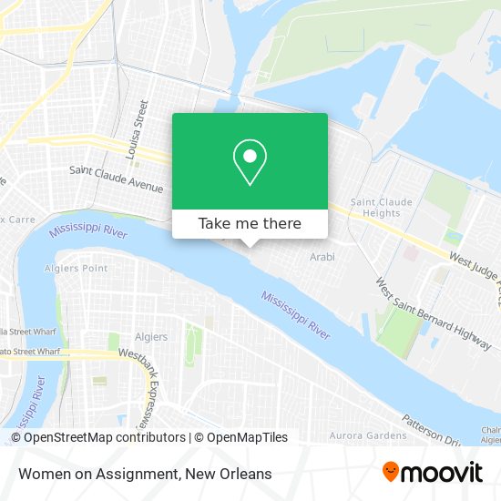 Mapa de Women on Assignment