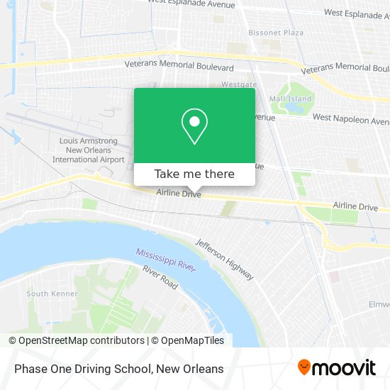 Phase One Driving School map