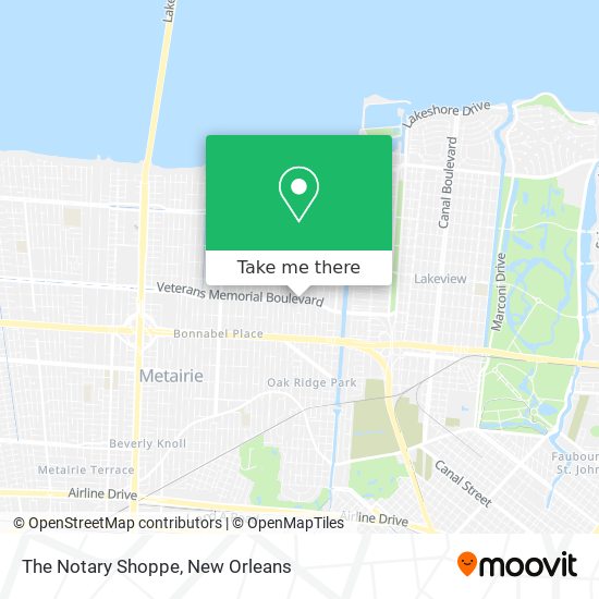 Mapa de The Notary Shoppe