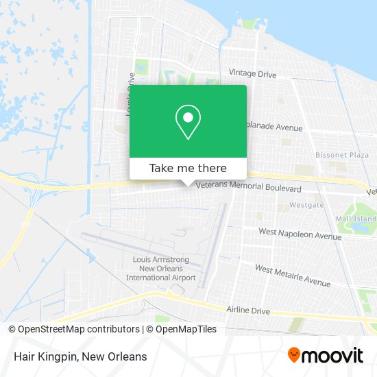 Mapa de Hair Kingpin