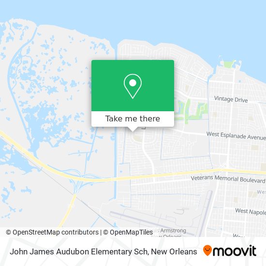 John James Audubon Elementary Sch map
