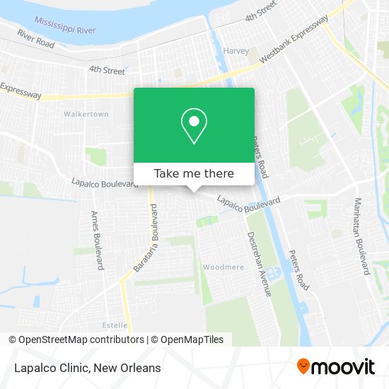 Lapalco Clinic map
