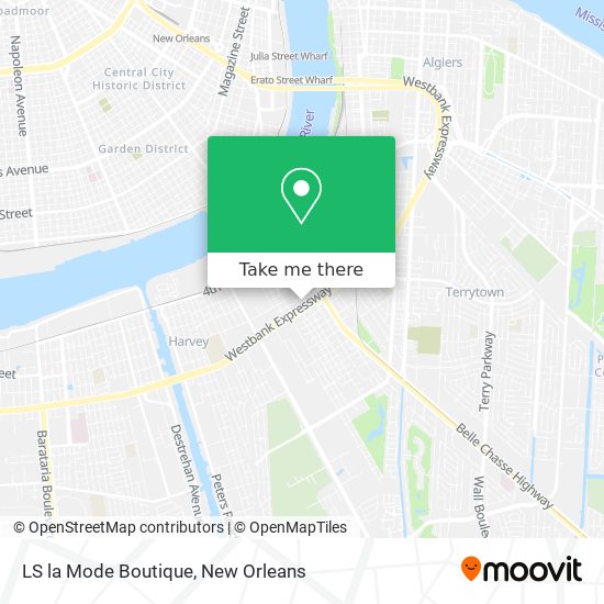 LS la Mode Boutique map