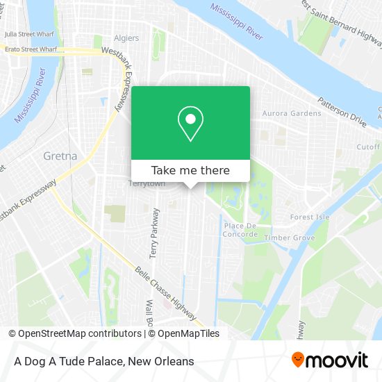 A Dog A Tude Palace map
