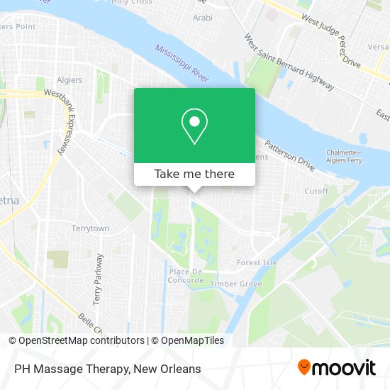 PH Massage Therapy map