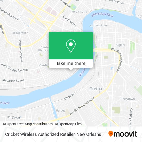 Cricket Wireless Authorized Retailer map