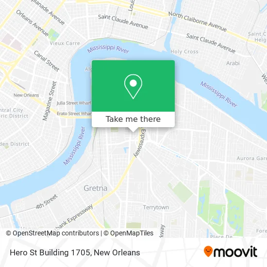 Hero St Building 1705 map