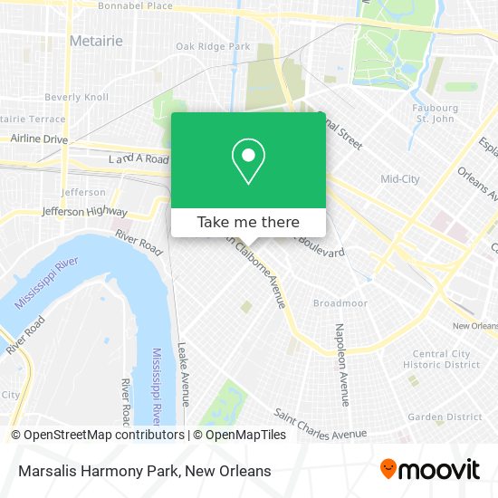 Marsalis Harmony Park map