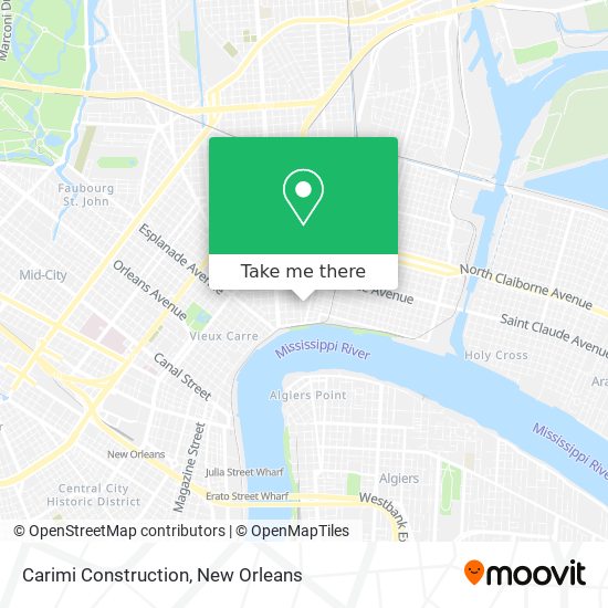 Carimi Construction map