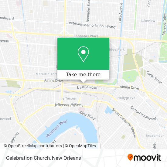 Celebration Church map