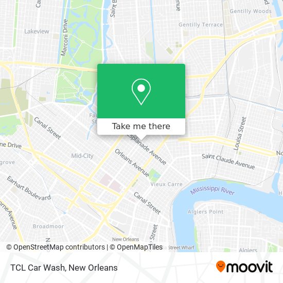 TCL Car Wash map