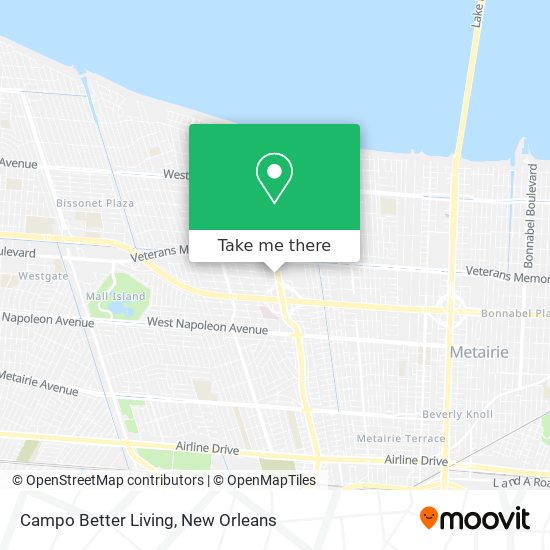 Campo Better Living map