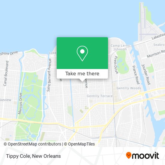 Mapa de Tippy Cole
