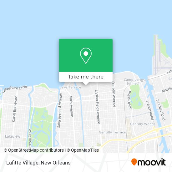 Mapa de Lafitte Village