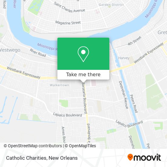 Catholic Charities map