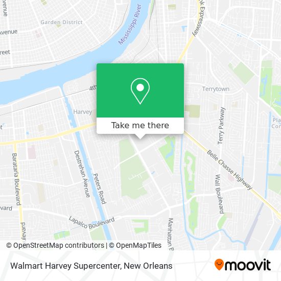 Mapa de Walmart Harvey Supercenter