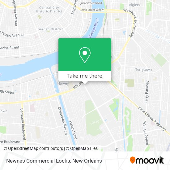 Mapa de Newnes Commercial Locks