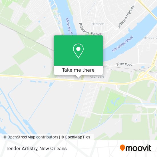 Tender Artistry map