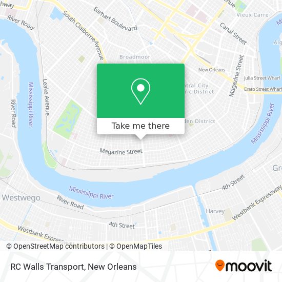 RC Walls Transport map