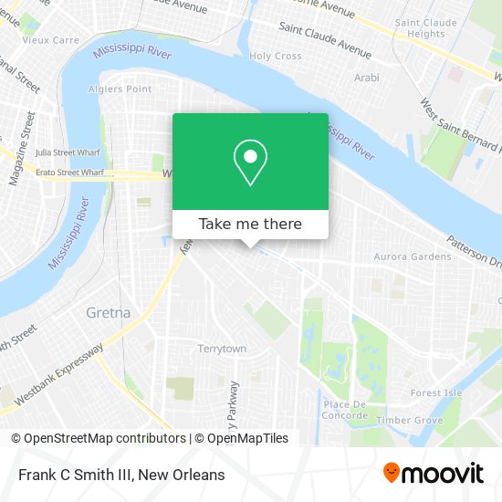 Frank C Smith III map