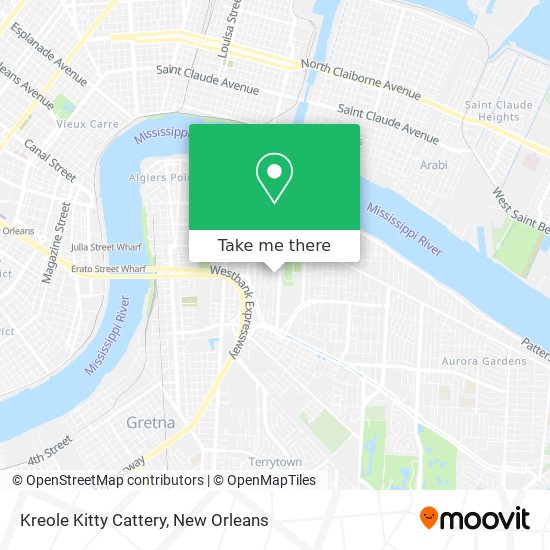 Kreole Kitty Cattery map