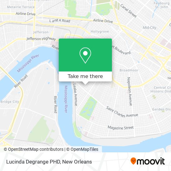 Mapa de Lucinda Degrange PHD