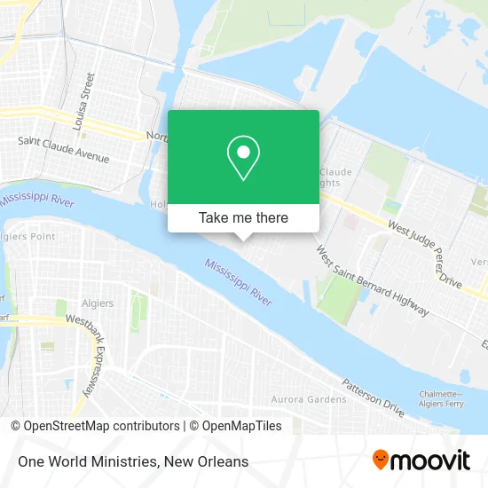 One World Ministries map