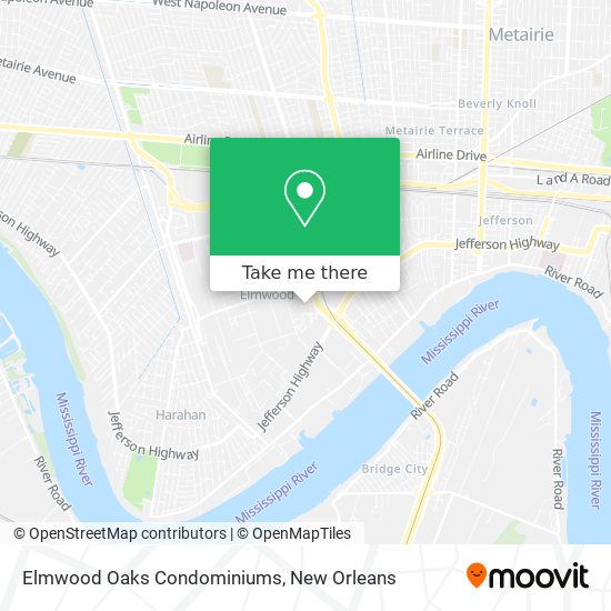 Mapa de Elmwood Oaks Condominiums