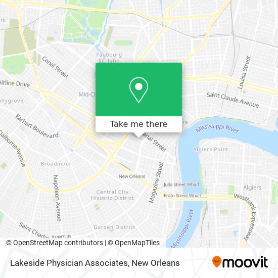 Mapa de Lakeside Physician Associates