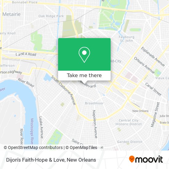 Mapa de Dijon's Faith-Hope & Love