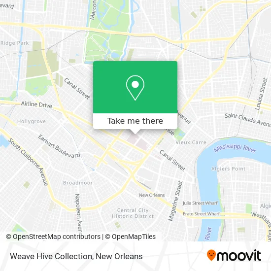 Weave Hive Collection map