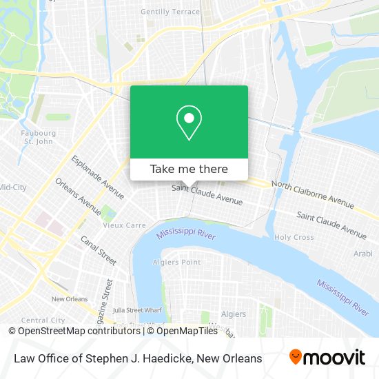 Law Office of Stephen J. Haedicke map