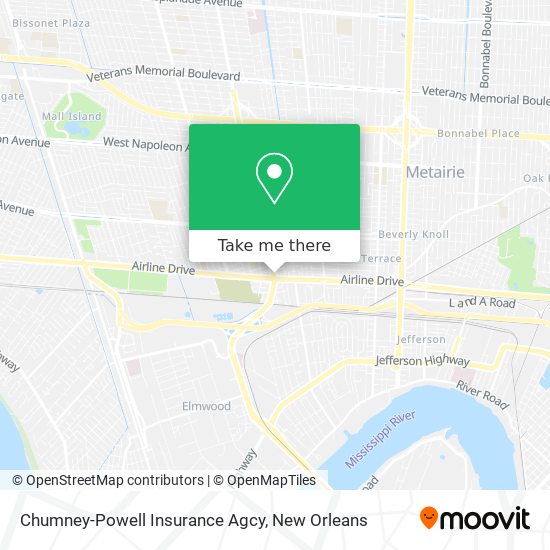 Mapa de Chumney-Powell Insurance Agcy