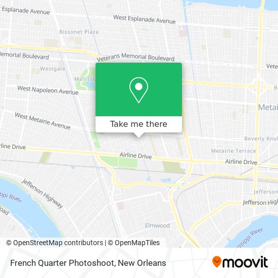 French Quarter Photoshoot map