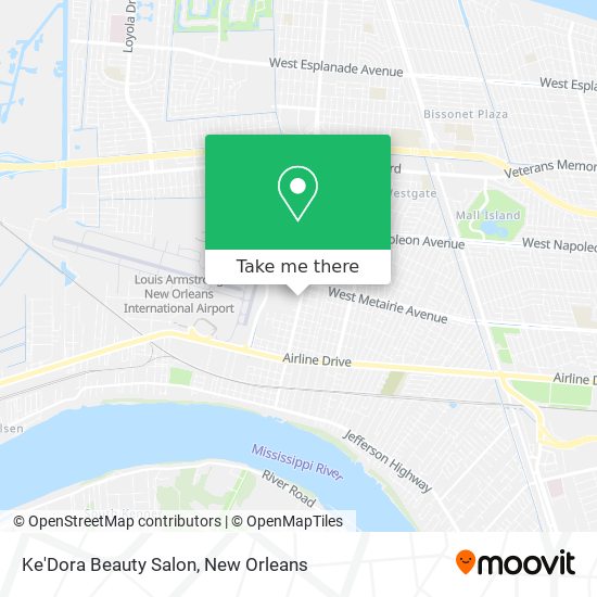 Mapa de Ke'Dora Beauty Salon