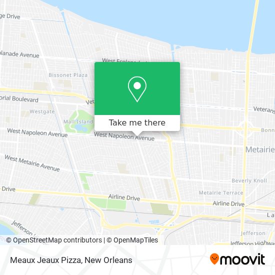 Meaux Jeaux Pizza map