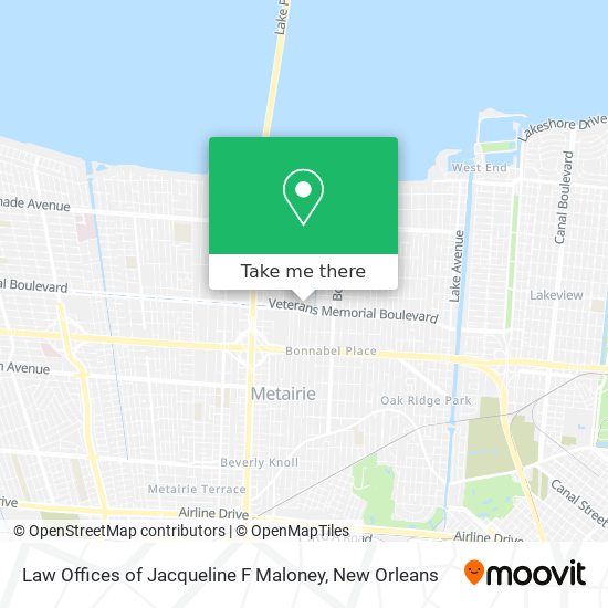 Mapa de Law Offices of Jacqueline F Maloney