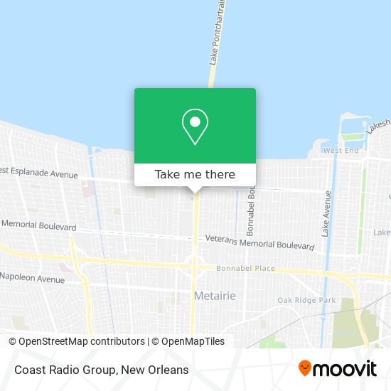 Coast Radio Group map