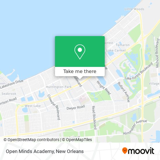 Open Minds Academy map