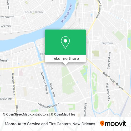 Mapa de Monro Auto Service and Tire Centers