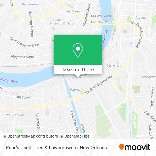 Mapa de Puan's Used Tires & Lawnmowers