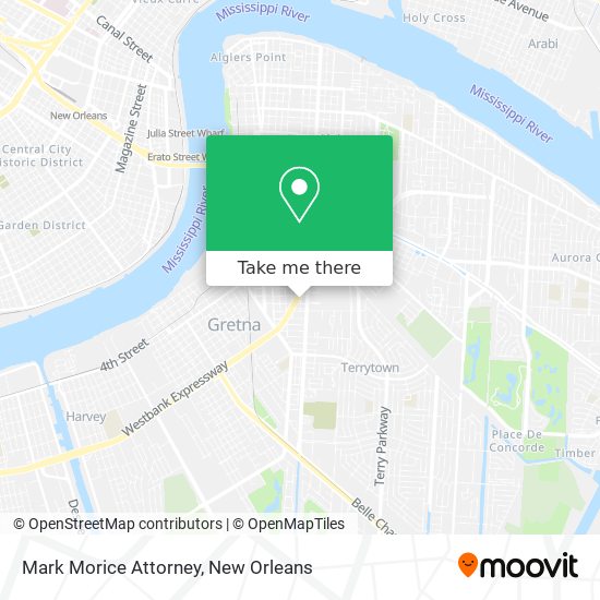 Mapa de Mark Morice Attorney