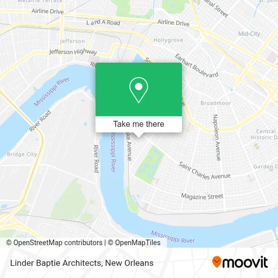 Linder Baptie Architects map