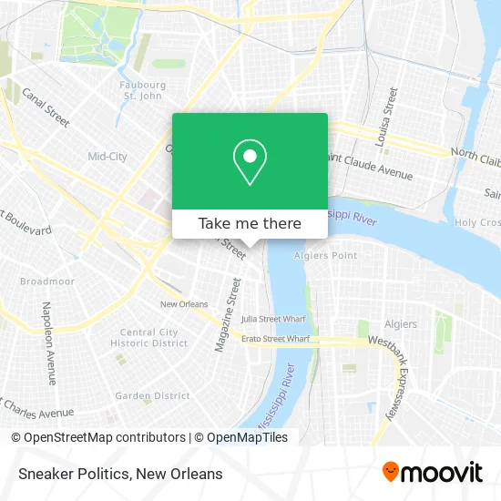 Sneaker Politics map