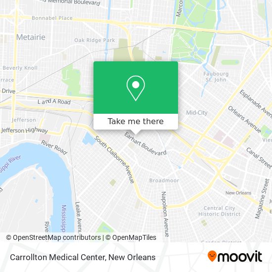 Carrollton Medical Center map