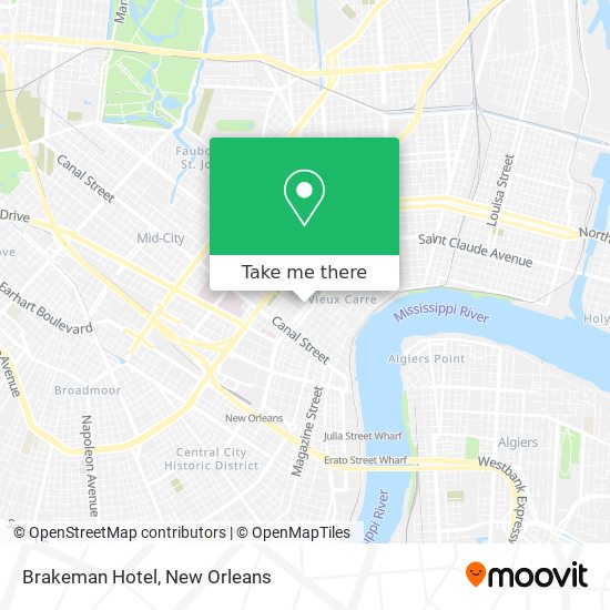 Brakeman Hotel map