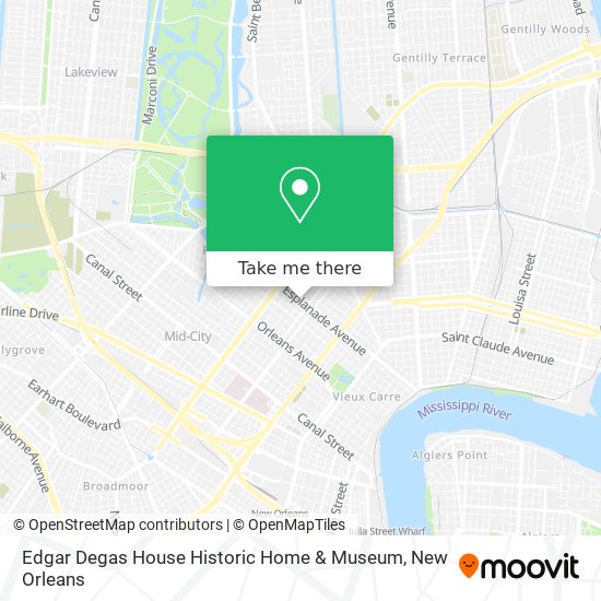 Edgar Degas House Historic Home & Museum map