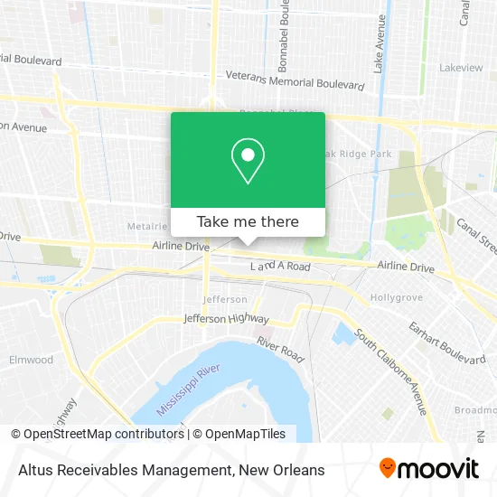 Altus Receivables Management map