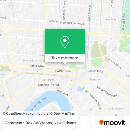 Comments Box SVG Icons map